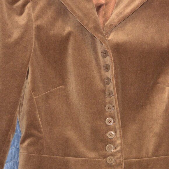 Gap Brown Lined Blazer - size 2 - Picture 2 of 7